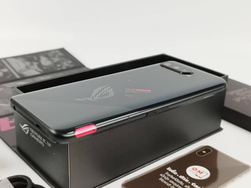 ขาย/แลก Asus Rogphone 5S 12/256GB สี Black ศูนย์ไทย ประกันศูนย์ 15/01/2023 สภาพสวย เพียง 17,900 บาท 5