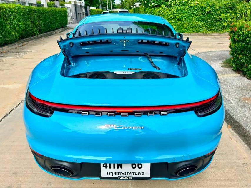 #Porsche911Carreraมีไฟแนนซ์เหลือ #ขายดาวน์ รถ AAS Porsche 992 Carrera 2020 สี Miami Blue รูปที่ 8