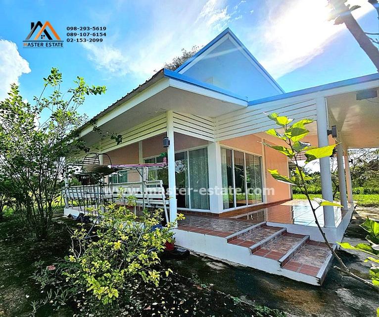 บ้านสวนนครนายก บ้านเดี่ยวชั้นเดียวน่ารัก + เนื้อที่ดิน 1 ไร่ 93 ตร.ว. พร้อมระเบียงชมวิว มุมพักผ่อน 2