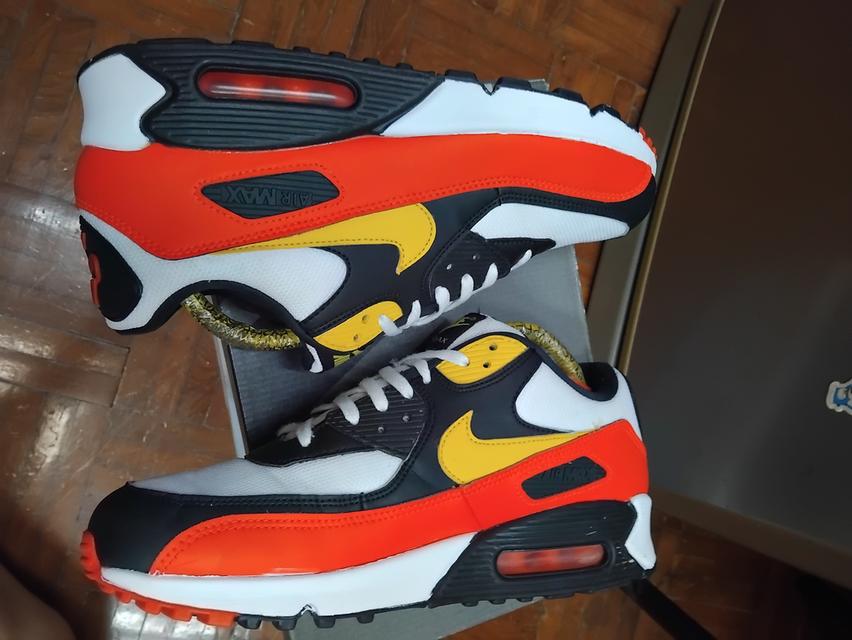 NIKE AIR MAX 90 CRIMSONEUR 42.5/27สวยใหม่ทั้งลำไร้ตำหนิสภาพ90%บวก บวก750ค่าส่ง50 รูปที่ 7