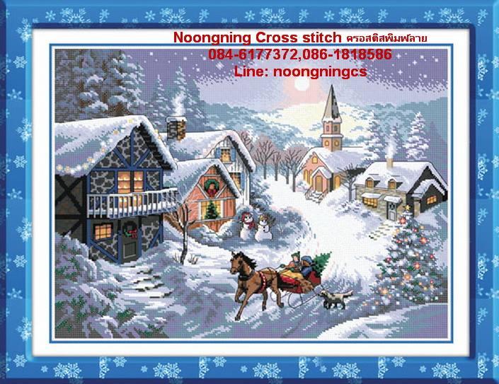 ร้าน Noongning Cross stitch ครอสติสพิมพ์ลาย จำหน่ายอุปกรณ์ครอสติส ภาพติดเพชร1641 4