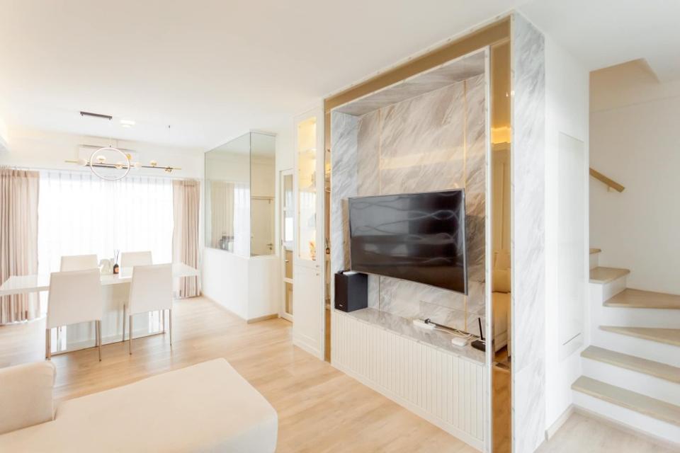 ให้เช่า Townhome2ชั้น หมู่บ้าน อินดี้ 2 บางนา - รามคำแหง 2บ้านสวยพร้อมอยู่ 7