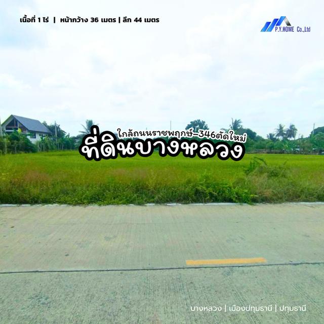 ขายที่ดินทำเลทอง บางหลวงใกล้ถนนราชพฤกษ์–346 ตัดใหม่ 1