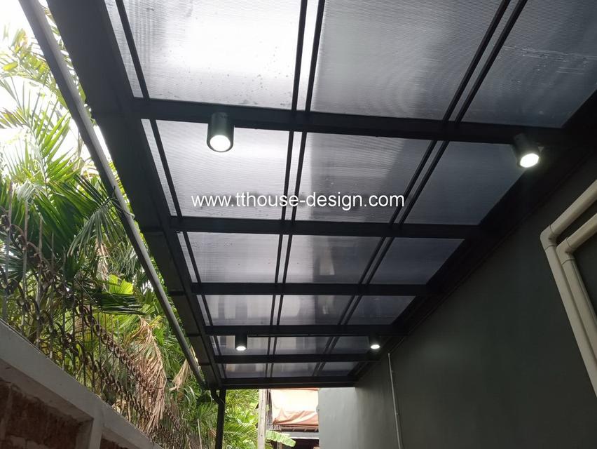 ต่อเติมบ้านแบบครบวงจร หลังคา กันสาด ปูเบื้อง พื้น ผนัง Line : tthouse23 3