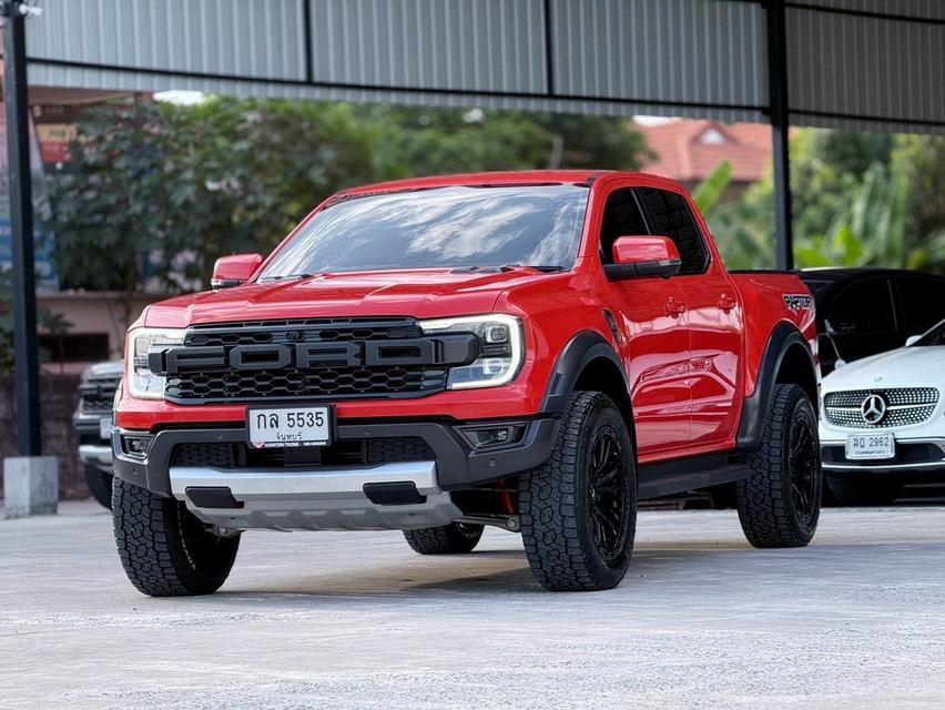 2023 FORD RANGER, 3.0 RAPTOR ECOBOOST4WD โฉม DOUBLE CAB สีส้ม สวยจัดๆ