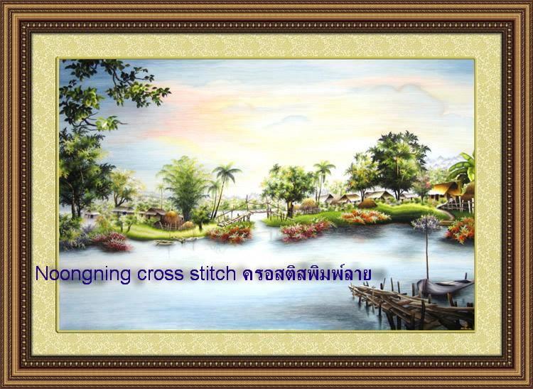 ร้าน Noongning Cross stitch ครอสติสพิมพ์ลาย จำหน่ายอุปกรณ์ครอสติส ภาพติดเพชร1632 4