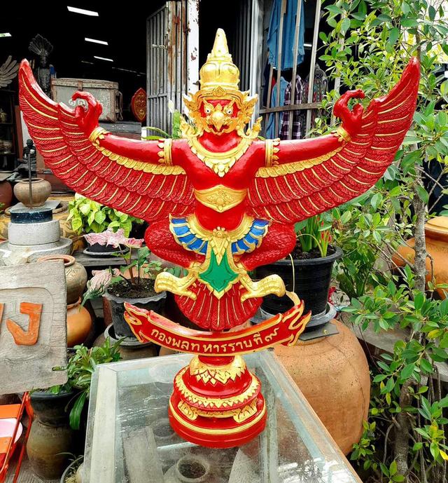 พญาครุฑ ครุฑตั้งบูชา รุ่นทหารราบที่9 ขนาด65ซม 4