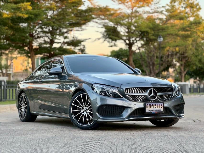 รหัสรถ AVA5115 💢 Benz C250 Coupe AMG Dynamic รุ่น Top หลังคาแก้ว ปี 2018 W205