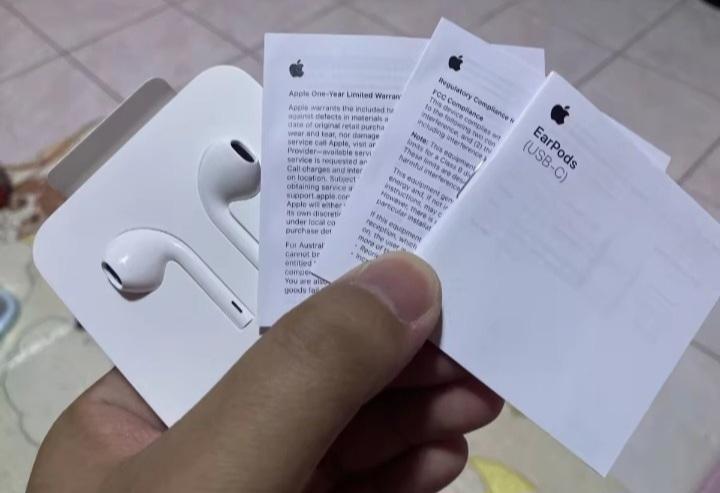 ขออนุญาติส่งต่อหูฟังไอโฟน+หัว+Usb-C(มือสองใช้งานปกติ)ครบกล่องสภาพดี+รับประกันสายยังขาว รูปย่อยที่ 3