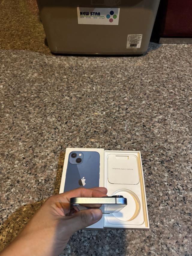 ขายไอโฟน13สีใหม่Blue128กิ๊กสูนTrueมีกล่องเครื่องเดิมๆหายากมากๆสภาพนี้