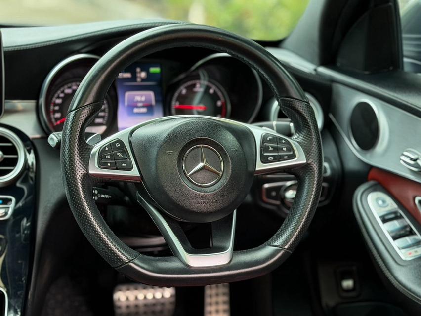 (แจ้งรหัสรถ: AVA6301)🌟 Benz C300 AMG Dynamic W205 ปี 2015  ดีเซล รูปที่ 8
