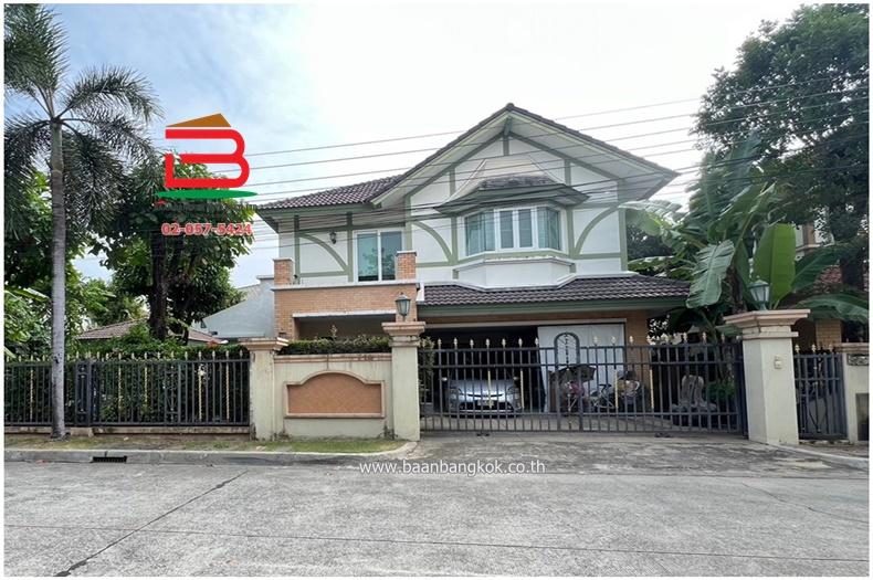 บ้านเดี่ยว โครงการ ลัดดารมย์ วัชรพล เนื้อที่ 104 ตรว แขวงท่าแร้ง บางเขน 