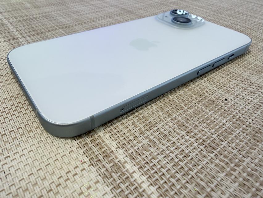 iPhone 15 สีฟ้า 128 สุขภาพแบต 100% ประกันสูง 06/70 รูปที่ 5