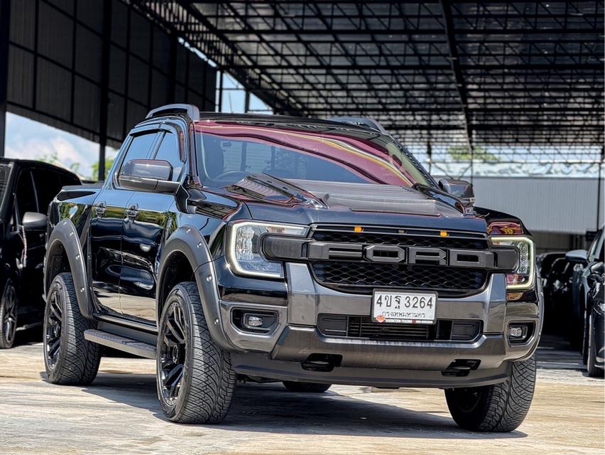 รหัสรถ WRT3264 2022 FORD RANGER 2.0 SPORT DOUBLE CAB โฉม HI-RIDER สีดำ