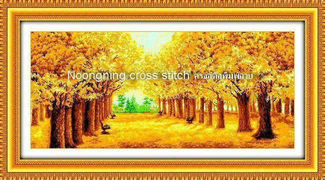 ร้าน Noongning Cross stitch ครอสติสพิมพ์ลาย จำหน่ายอุปกรณ์ครอสติส ภาพติดเพชร1555 6