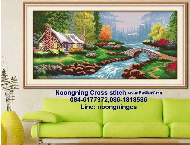 ร้าน Noongning Cross stitch ครอสติสพิมพ์ลาย จำหน่ายอุปกรณ์ครอสติส ภาพติดเพชร1637 5