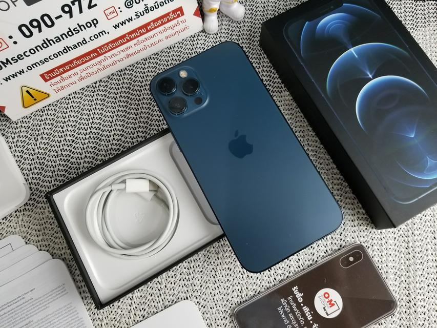 ขาย/แลก iPhone12 Pro Max 256GB Pacific Blue ศูนย์ไทย สภาพสวย เพียง 29,900 บาท  3
