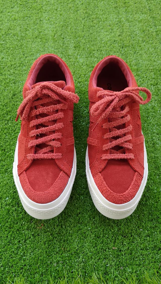 Converse One Star Academy Ox สีแดงเบอร์กันดี รูปย่อยที่ 2
