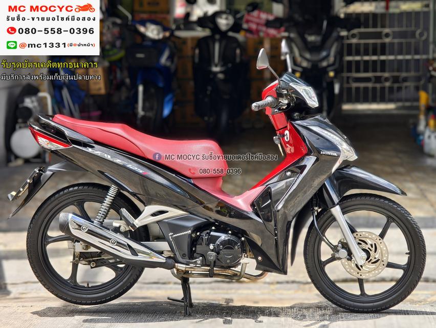 Wave 125i 2021  รุ่นTopล้อแมคสตาดมือ รถบ้านมือเดียว เล่มเขียวชุดโอนครบ No1202    4