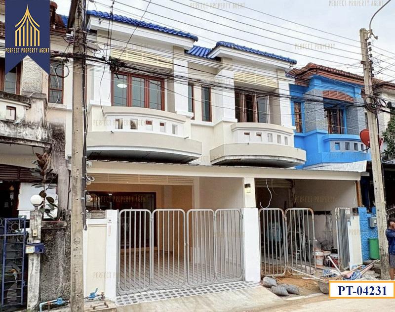 ทาวน์เฮาส์หมู่บ้านบุศรินทร์ บางบัวทองตกแต่งใหม่ราคาย่อมเยาว์ 1