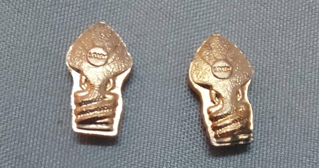 พระนาคปรกใบมะขาม กลวงพ่อเกษม รุ่นมงคลเกษม 83 เนื้อทองแดง 2 องค์ 2