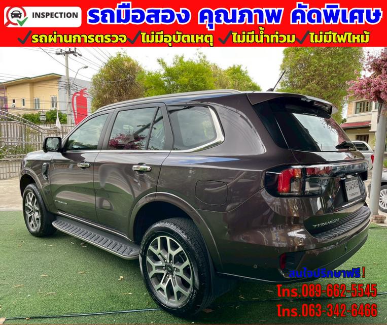🔴ปี2025 Ford EVEREST 2.0 Titanium+ 4WD. 🔴มี Sunroof 🔴ไมล์แท้ 28,xxxกม. 🔴ยังมีรับประกันศูนย์ ถึง2029