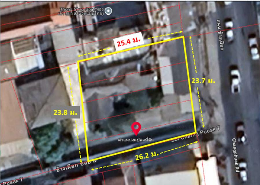 ขาย ที่ดิน ทำเลทองใจกลางเมืองโคราช ติดถนนช้างเผือก  เนื้อที่  1 งาน 51 ตรว ผังเมืองสีชมพูประเภทชุมชน ย่านเศรษฐกิจสำคัญขอ 3