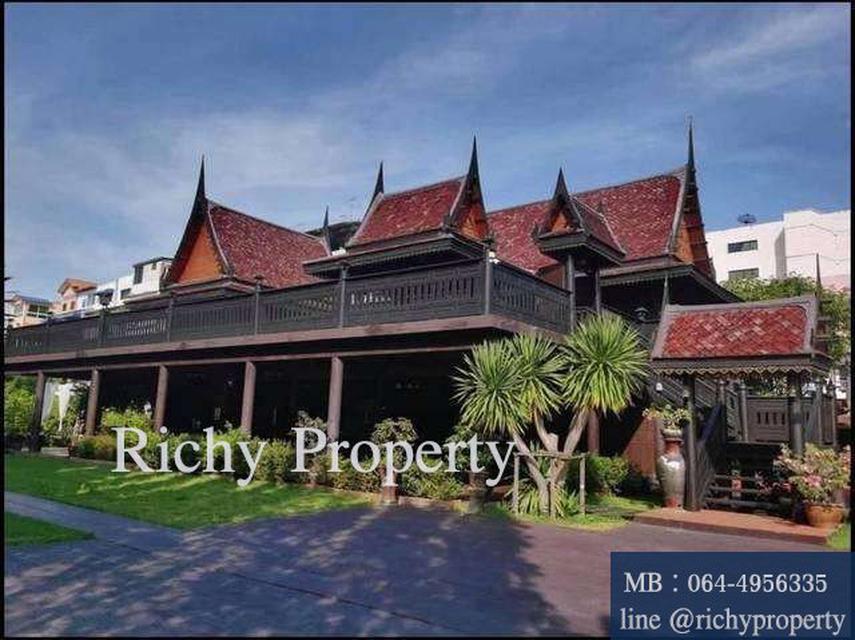 ขายบ้านเรือนไทย 2 ไร่ 23 ตารางวา ในซอยเพชรเกษม 28 แขวงปากคลองภาษีเจริญ Thai house for sale 2 rai 23 square wah  1