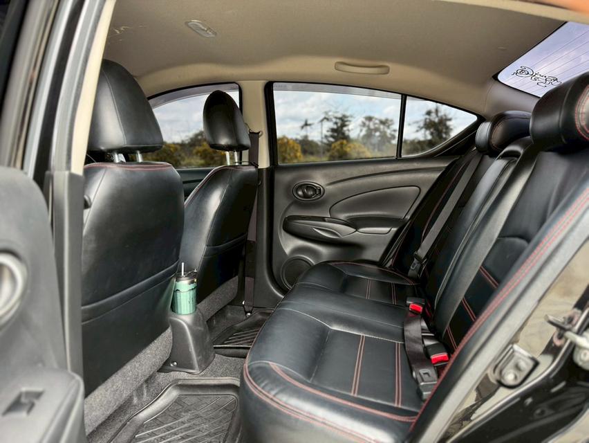 NISSAN ALMERA 1.2 Sedan 4dr E SPORTECH XTRONIC CVT FWD 1.2i. ปี 2019  สีดำ  เกียร์ออโต้ 16