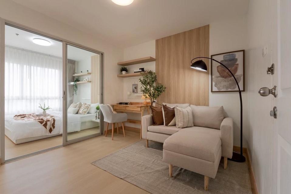 ขาย คอนโด ปิ่นเกล้า The Trust Residence แต่งสวยเฟอร์ทั้งห้อง ชั้น19 1ห้องนอน 1รับแขก เพียง 1.89 ล้านบาท ฟรีโอน! 2
