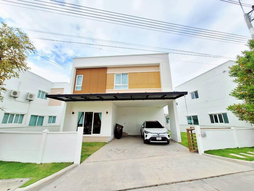 บ้านเดี่ยว Moden พระราม 2 หน้าสวน ถนนกว้าง12เมตร 2