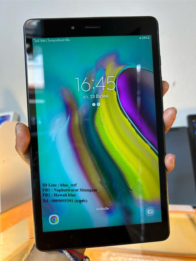 Samsung Tab A 8.0 (2019) จอ8นิ้ว ใส่ซิมโทรได้ 4G Android 11โหลดได้ทุกแอพ ใช้งานปกติ ได้ทุกซิม