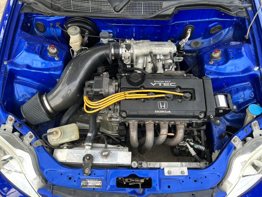 CIVIC COUPE ปี 2000 หล่อๆ สีใสเงาจัด เคลือบแก้ว อะไหล่เบิกใหม่ 5