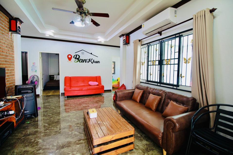 ขายบ้าน Pool Villa 72 ตร.วา ตกแต่งพร้อมอยู่ เฟอร์ครบ พลูตาหลวง สัตหีบ ใกล้อู่ตะเภา-บางเสร่ รูปที่ 13
