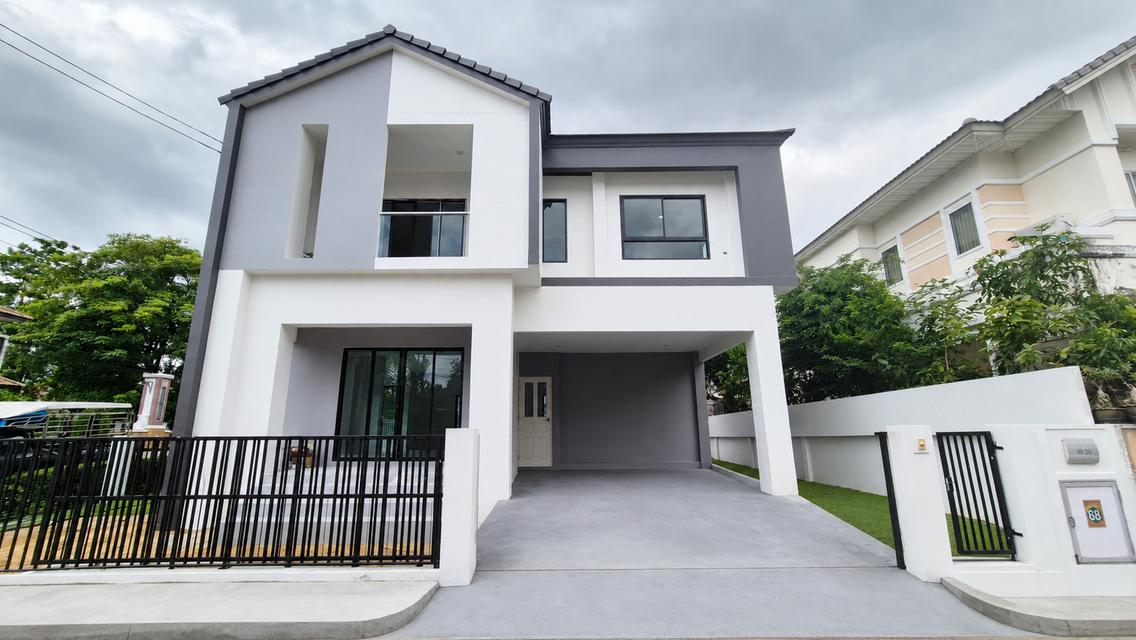 ขายบ้านเดี่ยว ติดถนนนครอินทร์ เพอร์เฟค เพลส พระราม 5-ราชพฤกษ์ หลังมุม 1