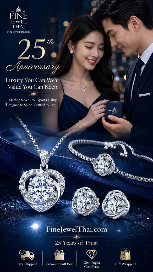 FineJewelThai | เครื่องประดับเงินแท้925 เพชรแท้ เพชรพรีเมี่ยม