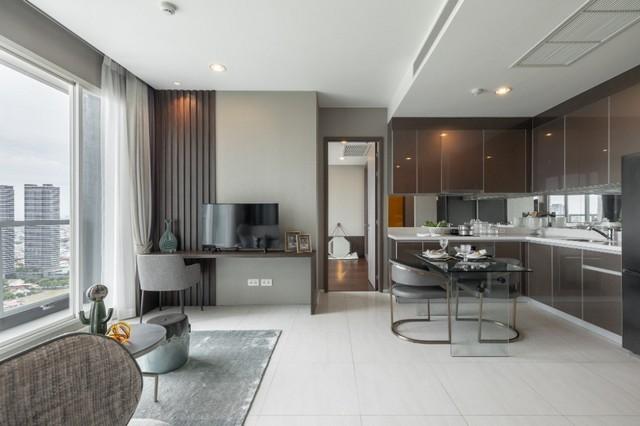 ขายคอนโด 1 ห้องนอน โครงการแม่น้ำ เรสซิเดนท์ Menam Residences เจริญกรุง 45 ตร.ม. ห้องใหม่แต่งครบ พร้อมเข้าอยู่ 2