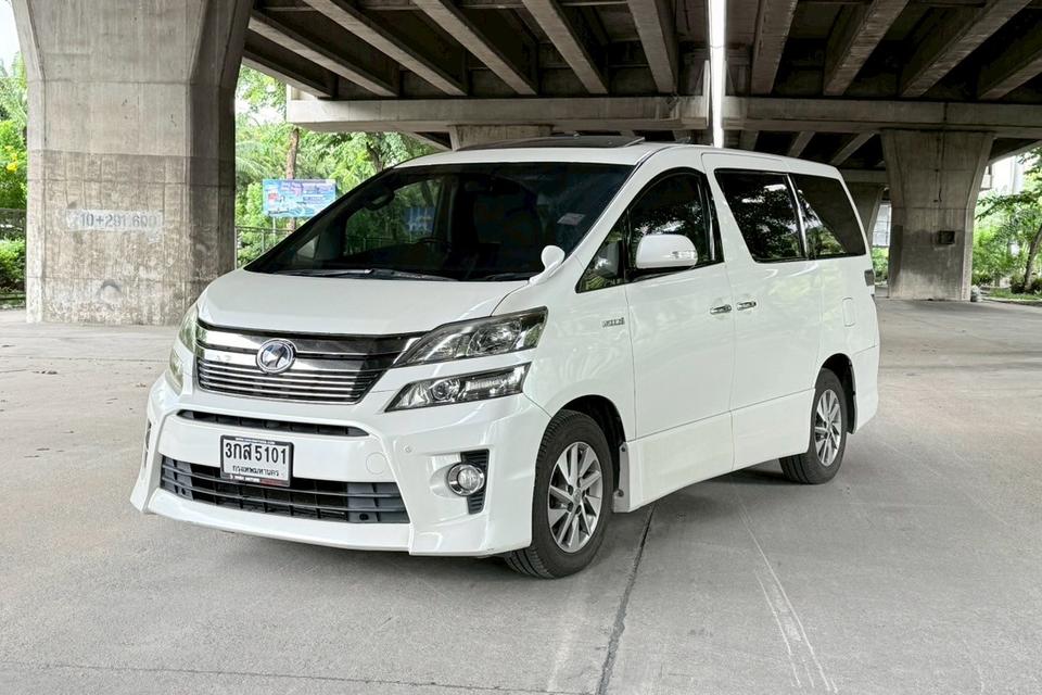 Toyota Vellfire 2.4 Hybrid  E Four AT ปี 2014