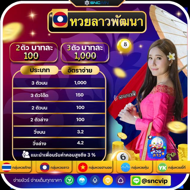 ยี่กี หวยที่กำลังมาแรงในตอนนี้ ลองเลย! 3