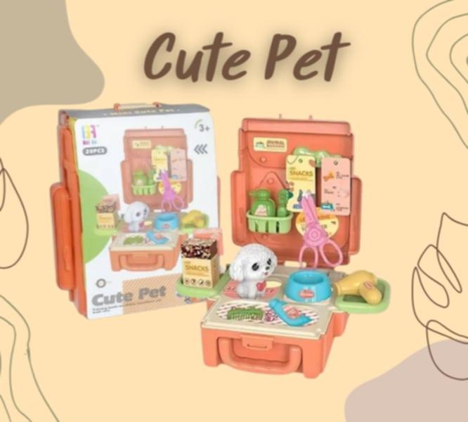 Cute Pet เซตกระเป๋าสะพายหลังเด็ก สัตว์เลี้ยง 4