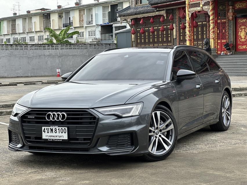 Audi A6 Avant 45 TFSI S-line Black Edition 2020 สีเทา