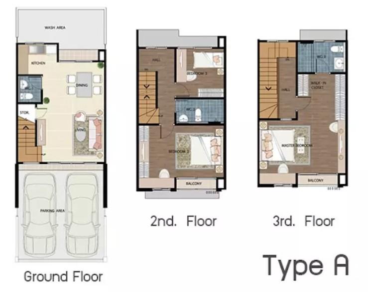 ทาว์นโฮมหลังริม ทำเลดีมากๆ ติดสนามหญ้าด้านข้างและด้านหลัง โครงการบ้านกลางเมือง งามวงศ์วาน 5