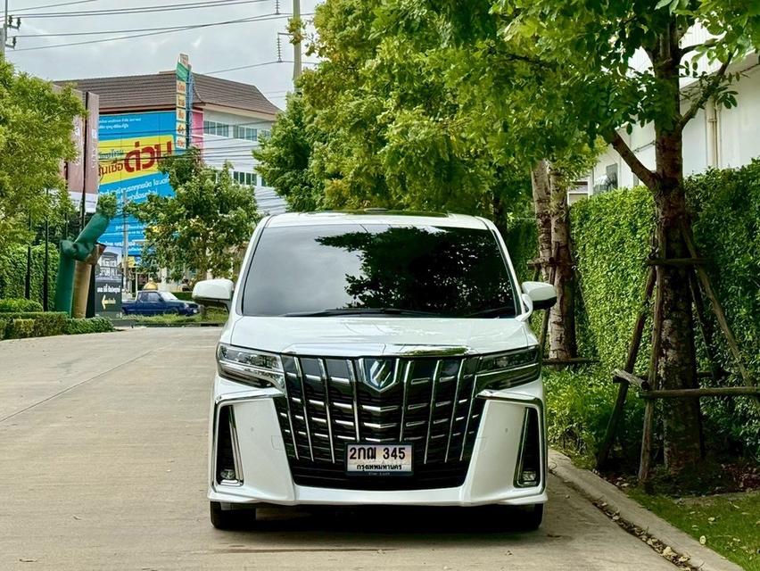 TOYOTA Alphard 2.5 Hybrid SRC Package AT สีขาว ปี 2020 เลขไมล์ 80,xxx เข้าศูนย์ตลอด เครื่องเสียง audison
