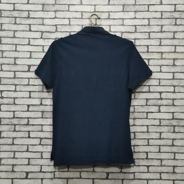 Uniqlo x Michael Bastian เสื้อโปโลสีน้ำเงินเข้ม กระเป๋าคู่หน้าอก รูปที่ 5