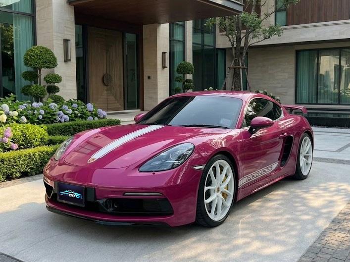 Porsche 718 Cayman Style Edition 2024 สี Ruby Star Neo Full Options ออก B Auto