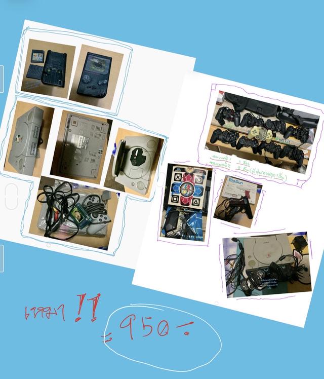 เพลย์2สภาพใช้งานได้ปกติดี+เหมาเกมเพลย์12เครื่อง,จอย,อุปกรณ์ต่างๆ 20