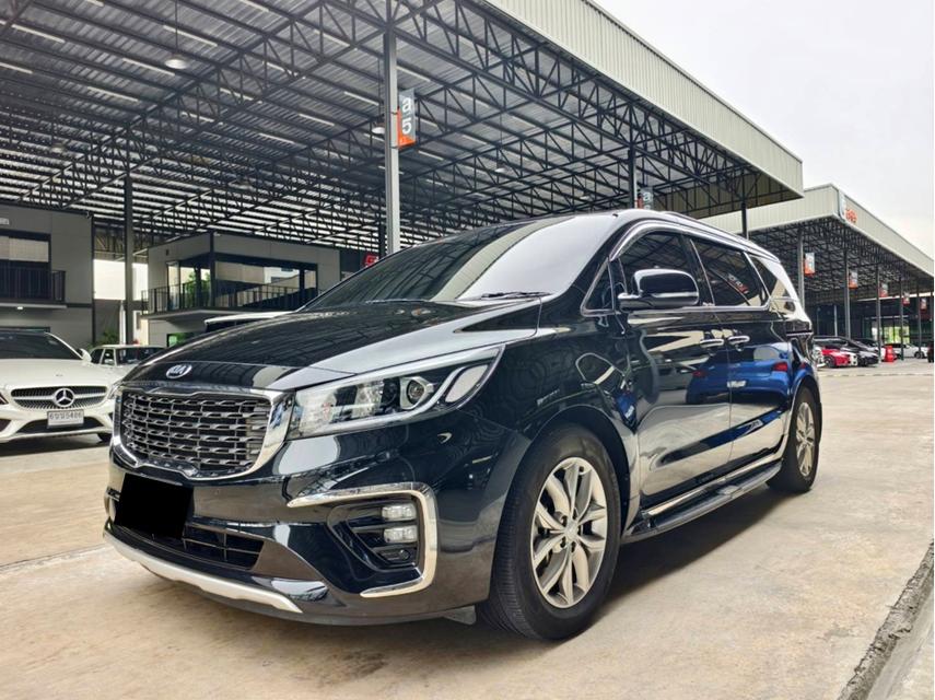 รถเข้าใหม่! KIA GRAND CARNIVAL 2.2 EX ปี 2018 สีดำ