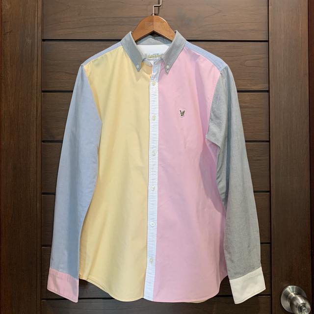 เสื้อเชิ้ต ผ้า Oxford ลาย Multi Color Lyle & Scott