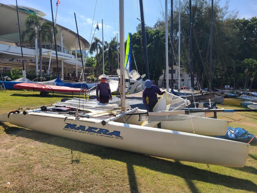 ขายเรือใบแข่ง ประเภท Beach Catamaran 2