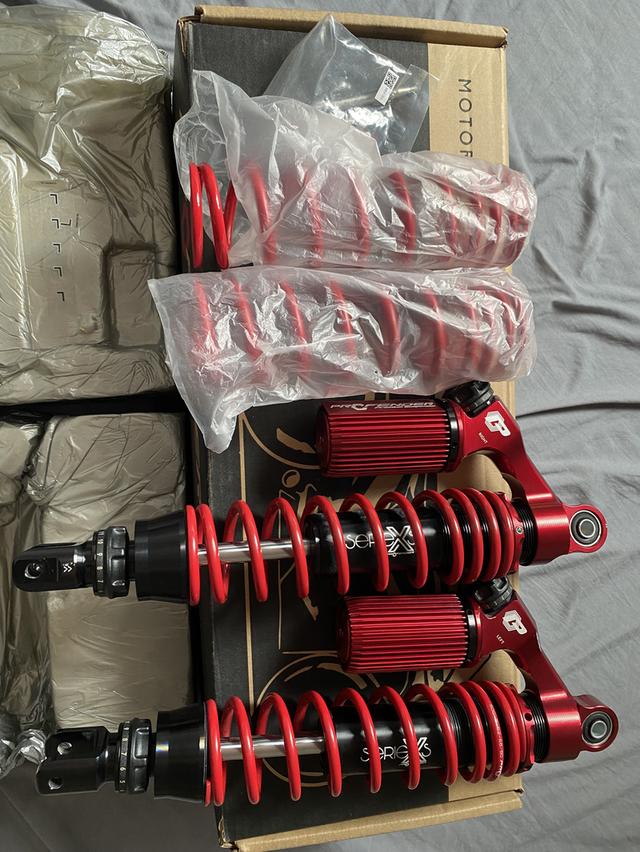 โช๊ค profender x pcx160 สูง365 สีแดงครบกล่อง รูปย่อยที่ 1